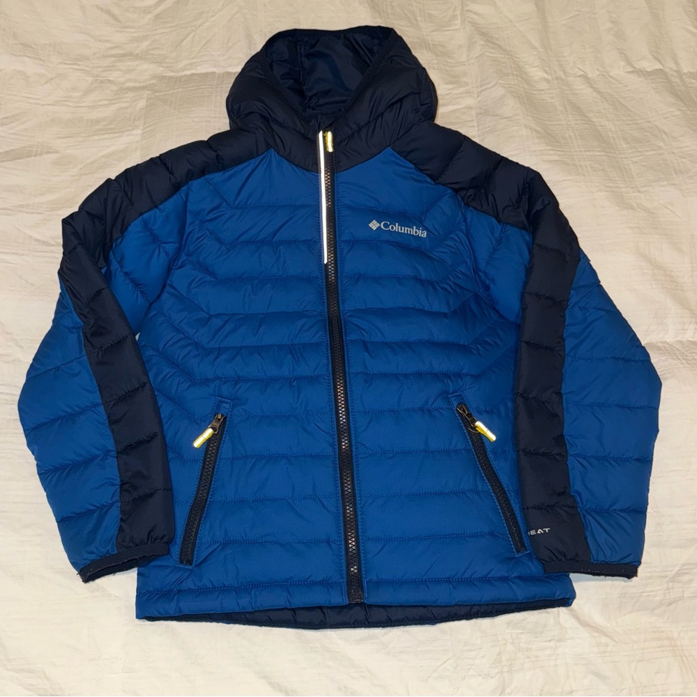 Columbia Kids Two-Tone Blue Puffer Jacket - Picture 2 of 8